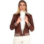 Vestes vintage d'automne D'arienzo en cuir d'agneau Taille XS pour femme en promo 