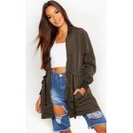Blousons bombers Boohoo kaki à rayures Taille XS look casual pour femme 