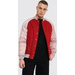 Blousons bombers boohooMAN roses en jersey avec broderie Taille XL western pour homme 