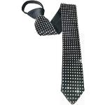 Pinces cravates de fête d'anniversaire noires à strass look fashion pour homme 