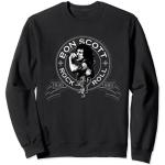 Sweats noirs à motif lions AC/DC look Rock 