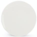 Assiettes plates blanches en porcelaine diamètre 16 cm contemporaines 