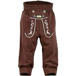 BONDI Pantalon de course traditionnel marron 98 costume traditionnel pour bébé garçon - Numéro d'article : 91218, marron, 3 ans