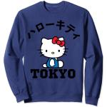 Sweatshirts bleus enfant Hello Kitty classiques 