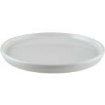 Assiettes plates blanches en porcelaine diamètre 28 cm modernes 