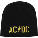 Bonnets à logo AC/DC Tailles uniques look fashion pour homme 