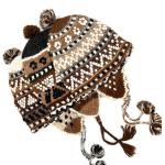 Bonnets péruviens en laine à pompons Pays pour bébé de la boutique en ligne Etsy.com 