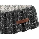 Bonnets Barts gris à rayures en polaire à pompons en laine Tailles uniques classiques pour homme 