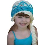 Bonnets en mailles bleus La Reine des Neiges Elsa Taille 7 ans look fashion pour fille de la boutique en ligne Rakuten.com 