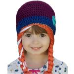 Bonnets en mailles orange La Reine des Neiges Elsa Taille 7 ans look fashion pour fille de la boutique en ligne Rakuten.com 