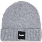 Bonnets en mailles HUGO BOSS BOSS gris en tissu sergé de créateur pour garçon de la boutique en ligne Hugoboss.fr avec livraison gratuite 