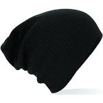 Bonnets Beechfield noirs Tailles uniques look fashion pour homme 