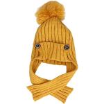 Bonnets en polaire jaunes look fashion pour garçon de la boutique en ligne Amazon.fr 