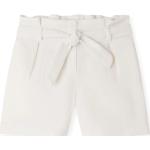 Shorts taille haute Bonpoint blancs à logo en lyocell enfant éco-responsable 