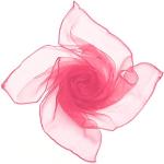 Écharpes en soie Boolavard roses en mousseline à franges Tailles uniques rétro pour femme 
