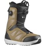 Boots de snowboard Salomon Launch blanches à laçage BOA 
