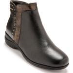 Boots fourrées imperméables - largeur confort - 42 - Noir - Pédiconfort