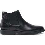 Boots Chelsea Geox noires en cuir Pointure 40 pour homme en promo 