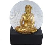 Jardins zen dorés en résine à motif Bouddha 