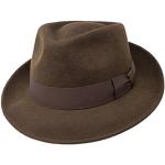 Chapeaux Fedora marron Taille XS classiques pour homme 