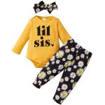 Ensembles bébé jaunes à motif marguerites Taille 1 mois look fashion pour fille de la boutique en ligne Amazon.fr 