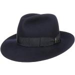 Chapeaux Fedora Borsalino bleus en feutre à motif lapins 59 cm look fashion pour femme 