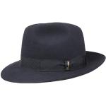 Borsalino Chapeau Bogart Marengo Chapeau de Feutre Chapeau Feutre de Poil (60 cm - Bleu)