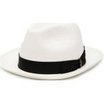 Chapeaux de paille Borsalino blancs en paille Pays 59 cm pour homme 