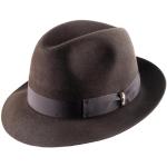 Chapeaux Fedora Borsalino marron 57 cm look fashion pour homme 