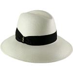 Chapeaux de paille Borsalino noirs Pays 56 cm Taille 3 XL look fashion pour femme 