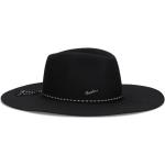 Chapeaux en feutre Borsalino noirs 59 cm Taille L pour femme 