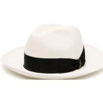 Chapeaux de paille Borsalino blancs Pays 59 cm pour homme 