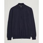 Boss Balonso Full-Zip Sweater Dark Blue