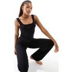 Pantalons droits de créateur HUGO BOSS BOSS noirs en lyocell éco-responsable Taille L pour femme 