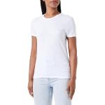 T-shirts de créateur HUGO BOSS BOSS blancs à manches courtes à manches courtes Taille L look fashion pour femme 