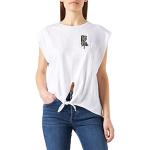 T-shirts de créateur HUGO BOSS BOSS blancs à manches courtes à manches courtes Taille L classiques pour femme 