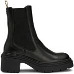 Chaussures de créateur HUGO BOSS BOSS noires en cuir de vache en cuir Pointure 41,5 look fashion pour femme 
