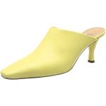 Sabots de créateur HUGO BOSS BOSS jaunes en cuir Pointure 35 look sportif pour femme 