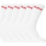 Chaussettes de créateur HUGO BOSS BOSS blanches en lot de 6 Pointure 46 pour homme en promo 