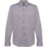 Chemises de créateur HUGO BOSS BOSS grises imprimées à manches longues classiques pour homme 