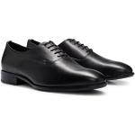 Chaussures oxford de créateur HUGO BOSS BOSS noires en cuir synthétique imperméables à lacets Pointure 42 look casual pour homme 