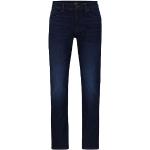 Jeans slim de créateur HUGO BOSS BOSS Delaware bleues foncé en coton stretch W38 look fashion pour homme 