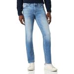 Jeans de créateur HUGO BOSS BOSS Delaware turquoise en coton W29 look fashion pour homme 