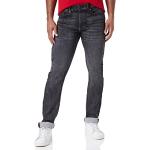 Jeans de créateur HUGO BOSS BOSS Delaware gris foncé W42 look fashion pour homme 