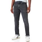 Jeans droits de créateur HUGO BOSS BOSS Delaware noirs W34 look fashion pour homme 