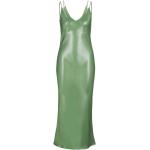 Robes de soirée de créateur HUGO BOSS BOSS vertes à volants midi Taille L pour femme 