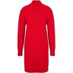 Robes en laine de créateur HUGO BOSS BOSS rouges à manches longues à col rond Taille L look casual pour femme 
