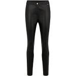 Pantalons taille haute de créateur HUGO BOSS BOSS noirs en cuir synthétique Taille XS look fashion pour femme 