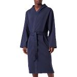 BOSS French Terry Robe Chambre, Dark Blue, M pour des Hommes