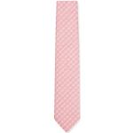 Cravates en soie de créateur HUGO BOSS BOSS roses Tailles uniques look fashion pour homme 